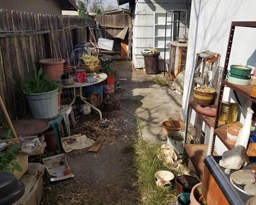 vacant or abandoned home hauling